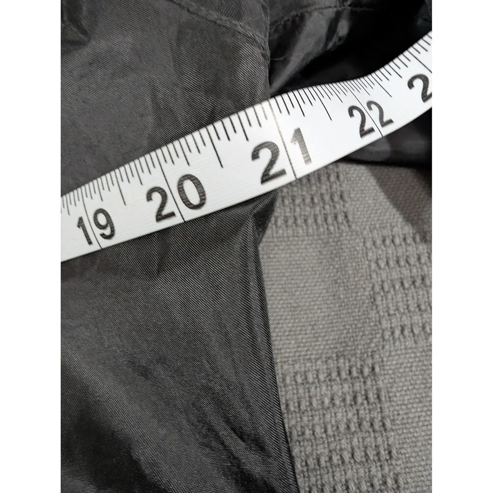 Joe Rocket Black Nylon Motorcycle Jacket Liner Dual Zip Snap Cuff Mens Lg